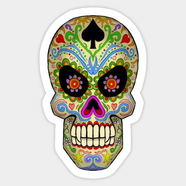Sugar Skull Sticker by MalcolmKirk